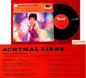 25cm LP Achtmal Liebe Caterina Valente Hildegard Knef Willy Schaeffers 1959 - Picture 1 of 1