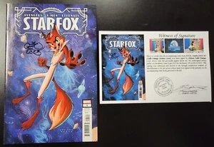 A.X.E.: Starfox (2022) #1 Zullo Variant SIGNED by Chrissie Zullo Notarized WOS - Picture 1 of 6