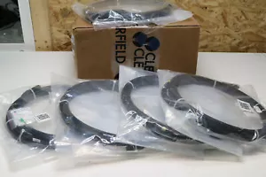 Paquete de 5 cables de conexión de fibra monomodo endurecidos de 50' de 3 mm HFOC SC/APC - Imagen 1 de 4