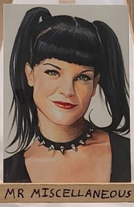Original ACEO Skizze von Sarah Silva - NCIS - Abby Sciuto - Pauley Perrette #1 - Bild 1 von 2