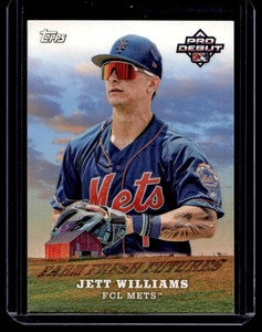 2023 Topps Pro Debut Farm Fresh Futures Jett Williams FCL Mets #FF-17