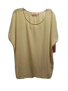  EVRI DAMEN BLUSE HINTEN KNÖPFE FARBE GRÜN GRÖSSE 1X NEU $ 40 - Bild 1 von 7