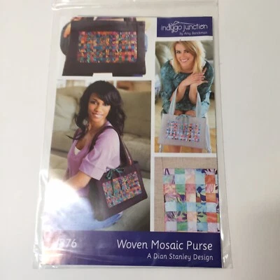 Woven Mosaic Purse Indygo Junction Patchwork - Image 1 of 3