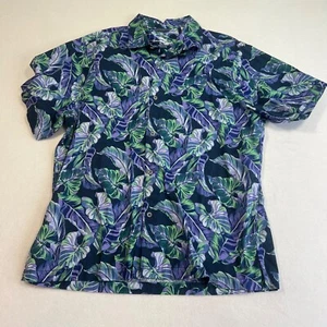 Camicia Tommy Bahama hawaiana floreale tropicale campeggio con bottoni XL - Foto 1 di 8