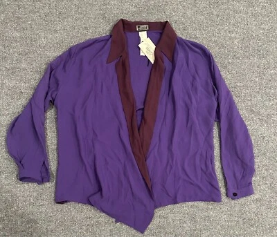 Gianni Versace Couture Mujer’s 44 10 Ala de Murciélago Chal Delantero Abierto 116 Foto 1 de 4