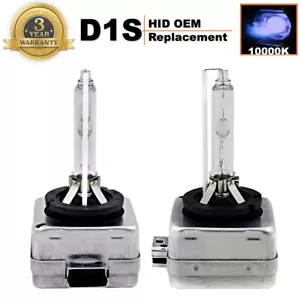 2Pcs D1S 35W Xenon HID Bulbs 10000K Headlight For Car Truck - Picture 1 of 8