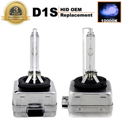 2Pcs D1S 35W Xenon HID Bulbs 10000K Headlight  For Car Truck - Image 1 of 4