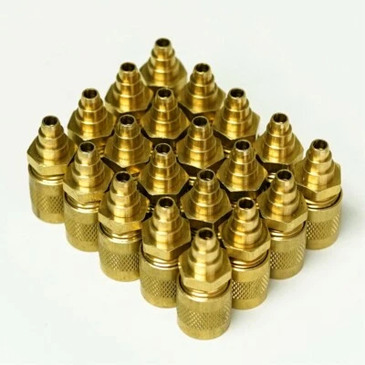 C&D VALVE C&D 1/4 Flare Access Valve Solder 1/8 ID and 3/16, 1/4, 5/16 OD CD8400 20 Pack