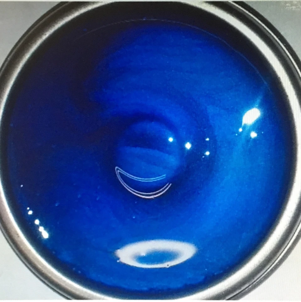 NUAGANE 1 lt Firecracker Blue Metallic Cellulose Car Paint Solvent Custom Colours NEAT