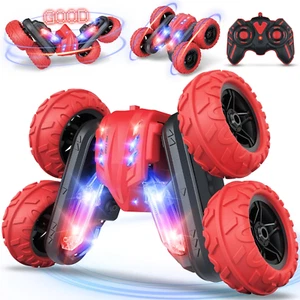 Remote Control Car, RC Stunt Cars with Double Sided 360-Degree Flips Rotating Ca - Picture 1 of 16