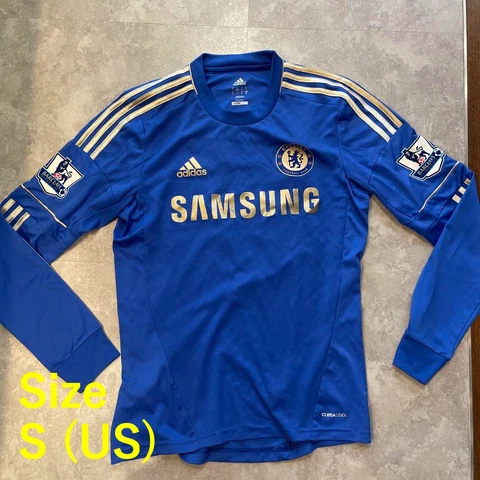 Adidas Chelsea soccer Jersey shirt Long Sleeve  2012/13 Hazard #17 S Real Madrid Cover