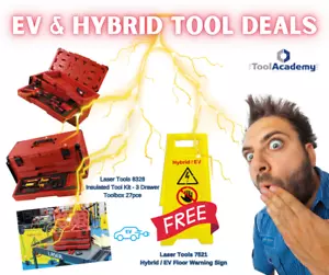 AUSVERKAUF! Laser Tool 8328 EV Hybrid Auto KFZ isoliertes Toolkit KOSTENLOSES EV-SCHILD - Bild 1 von 11