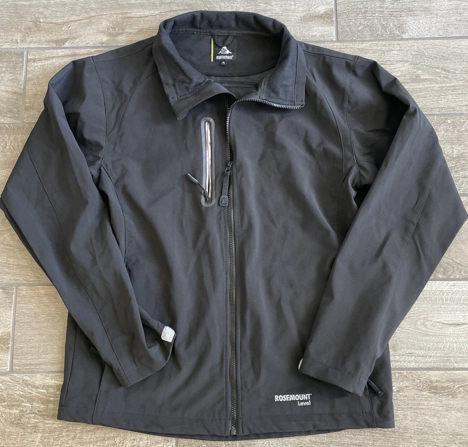 Jaqueta masculina Matterhorn softshell GG preta corta-vento impermeável em excelente estado usado - Imagem 1 de 4