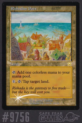 Rishadan Port - Foil - #9756, Moderate Play, English, Mercadian Masques - Image 1 of 2