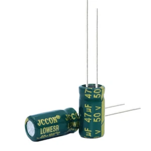 20/100pcs 50v47uf Aluminum electrolytic capacitor Power adapter inverter 6x12mm - Picture 1 of 5