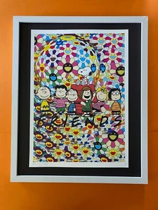🔥Death NYC LG Framed 16x20in Pop Art Original Certified Snoopy Murakami Friend2 - Picture 1 of 6
