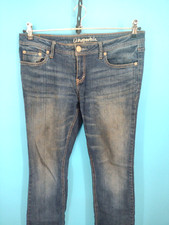 Aeropostale Jeans Womens Size 10 Dark Wash Chelsea Boot Cut Stretch Denim Flare