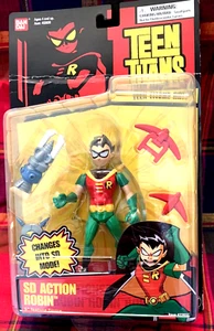 NEW Bandai DC Teen Titans SD Action Robin  5” Action Figure SEALED RARE - Picture 1 of 8