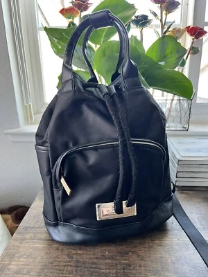 Versace Woman's Backpack Back Pack Purse Unisex Versace Parfums Perfumes - Image 1 of 4