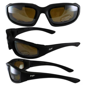 GAFAS DE SOL ACOLCHADAS MOTOFRAMES PAYBACK MOTO NEGRO MATE LENTE ESPEJO DE CONDUCCIÓN - Imagen 1 de 3