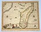 MADAGASCAR AFRICA 1686 DAPPER Olfert NICE UNUSUAL ANTIQUE MAP 17TH CENTURY