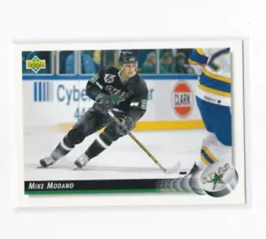 MIKE MODANO 1992-93 UPPER DECK HOCKEY NORTH STARS CARD-SHIPS FREE TO THE US - Picture 1 of 24