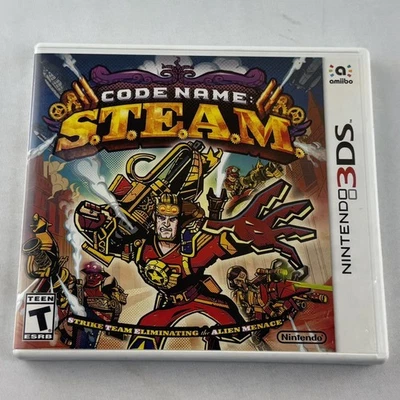 Code Name: S.T.E.A.M. (Nintendo 3DS, CIB, Mint Condition) - Image 1 of 3