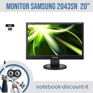 Samsung SyncMaster 2043SN 20" Monitor für PC DESKTOP VGA 1600 x 900 GRADE A- - Bild 1 von 5
