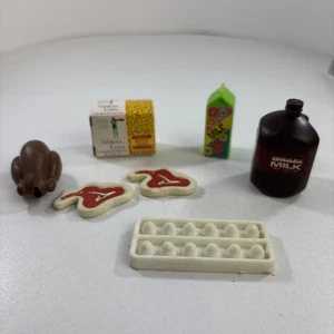 Vintage Marx Sindy Doll Kitchen Refrigerator — REPLACEMENT FOOD ONLY - Picture 1 of 3
