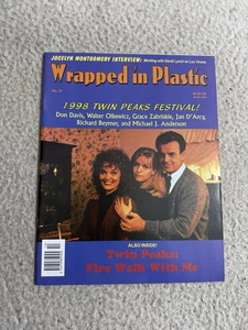Wrapped in Plastic Magazine #37 - 1997 (Win Mill Publications) Twin Peaks - Picture 1 of 2