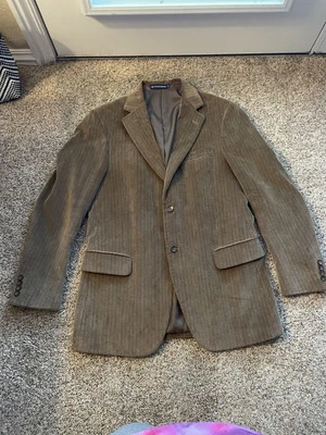 Dockers Men's Sport Coat Blazer Two Button Brown Cotton Corduroy Size 40R (D) - Image 1 of 4