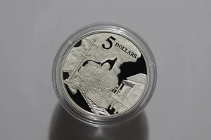 🧭 🇦🇺 AUSTRALIEN 5 DOLLARS 1997 SILBER PROOF 1,06oz. Schmelzwert 54,57 $ B88BBB32 - Bild 1 von 2