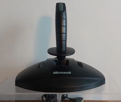 Vintage Microsoft Side Winder Joystick - Black (96679) - Image 1 of 4