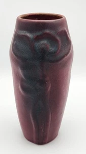 Early Van Briggle Pottery Vase w Flowers Signed Late Teens-Early 1920's Mulberry - Picture 1 of 21