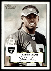 Topps Heritage #THC85 2006 Randy Moss Oakland Raiders como nuevo - Imagen 1 de 2