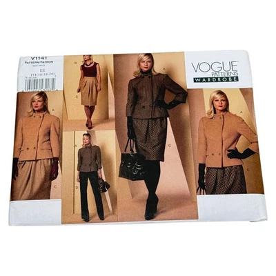 Vogue V1141 Womans Suit Wardrobe Size 14 16 18 20 Sewing Pattern Uncut - Image 1 of 4