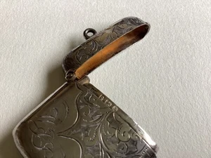 ANTIKES MASSIVES SILBER VESTA STREICHHOLZETUI BIRMINGHAM 1902 - Bild 1 von 14