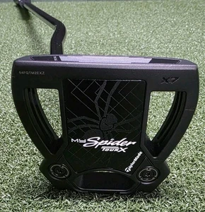 LH TAYLORMADE CUSTOM BLACKED OUT SPIDER TOUR X  DB KBS SHAFT 33.5" - Picture 1 of 13