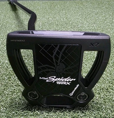 LH TAYLORMADE CUSTOM BLACKED OUT SPIDER TOUR X  DB KBS SHAFT 33.5" - Image 1 of 4