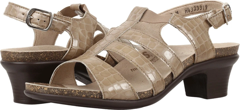 SAS Women's Allegro Strappy Sandal Taupe Leather 9 M - Image 1 of 3
