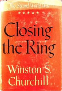 CLOSING THE RING, #5 Winston Churchill's THE SECOND WORLD WAR (1951 BCE w/DJ VTG - Picture 1 of 3