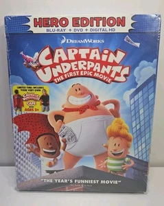 Captain Underpants: First Epic Movie (Blu-ray + DVD, 2017) NEW, SEALED  - Bild 1 von 6