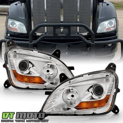 Par de faros proyectores izquierda+derecha para Peterbilt 579 587 2013-2021 Foto 1 de 4