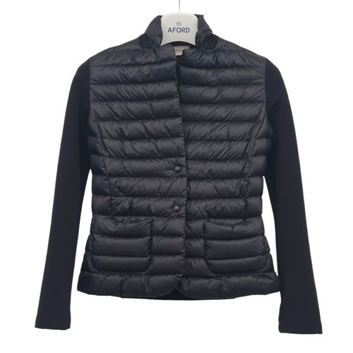 Moncler Cardigan lavorato a maglia imbottito con zip MOA112206 120692642