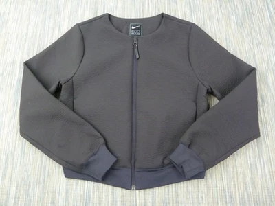 Nike Tech Fleece Bomber Jacket Women’s XS Black Full Zip AR2841-080 Minimalist - Image 1 of 4