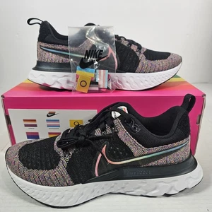 2021 Nike React Infinity Run Flyknit 2 Be True LGBTQ Pride Men's 8.5 DD6790 001 - Picture 1 of 8