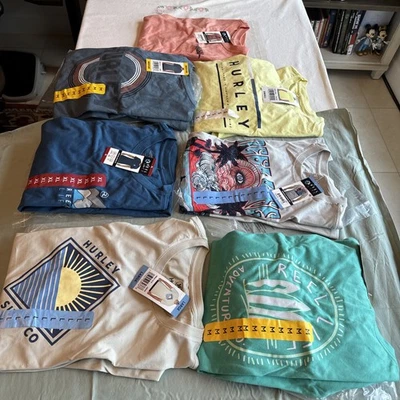 Camiseta Hurley/Reel Life Para Hombre Todo el Día Ultra Suave Gráfica Sin Etiquetas S, M, L, XL, XXL Foto 1 de 4