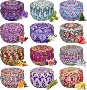 Set Candele Profumate Regalo Di Compleanno Donna, 12 Set Cera Di Soia per Candel - Foto 1 di 12