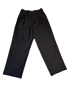 Vintage Stacy Adams Men’s Black Dress Pants Size 32 X 30 Wide Leg Rare - Picture 1 of 14