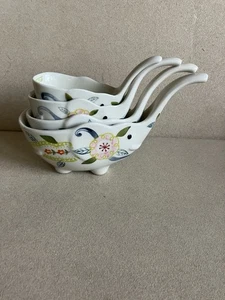Ceramic Elephant Measuring Cups Set of 4 by Anthropologie Rare - Picture 1 of 8